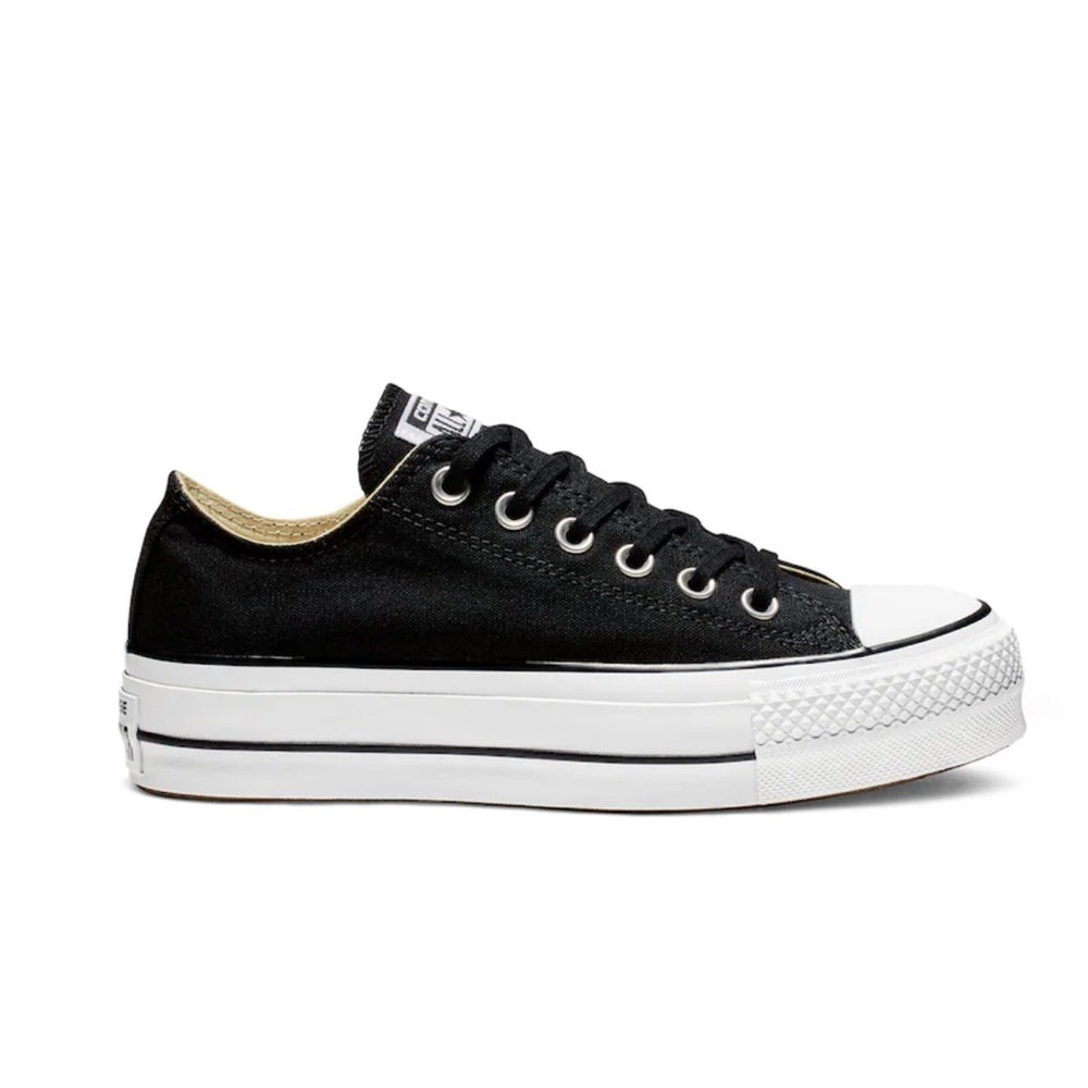 Black platform converse. Us size 5